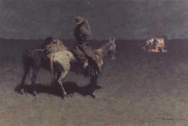 Frederic Remington The Stranger (mk43)